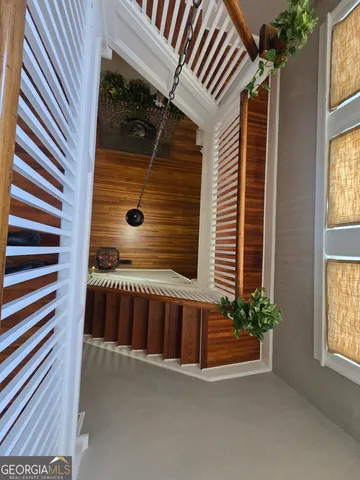 a view of a door of a house