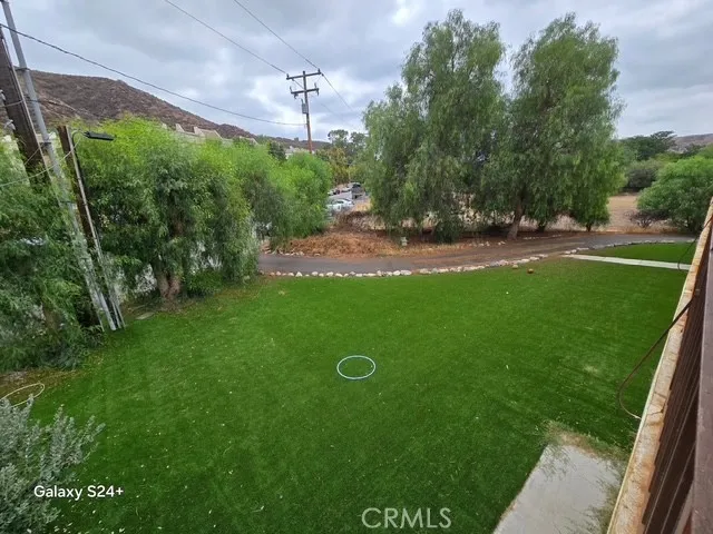 a view of a green field