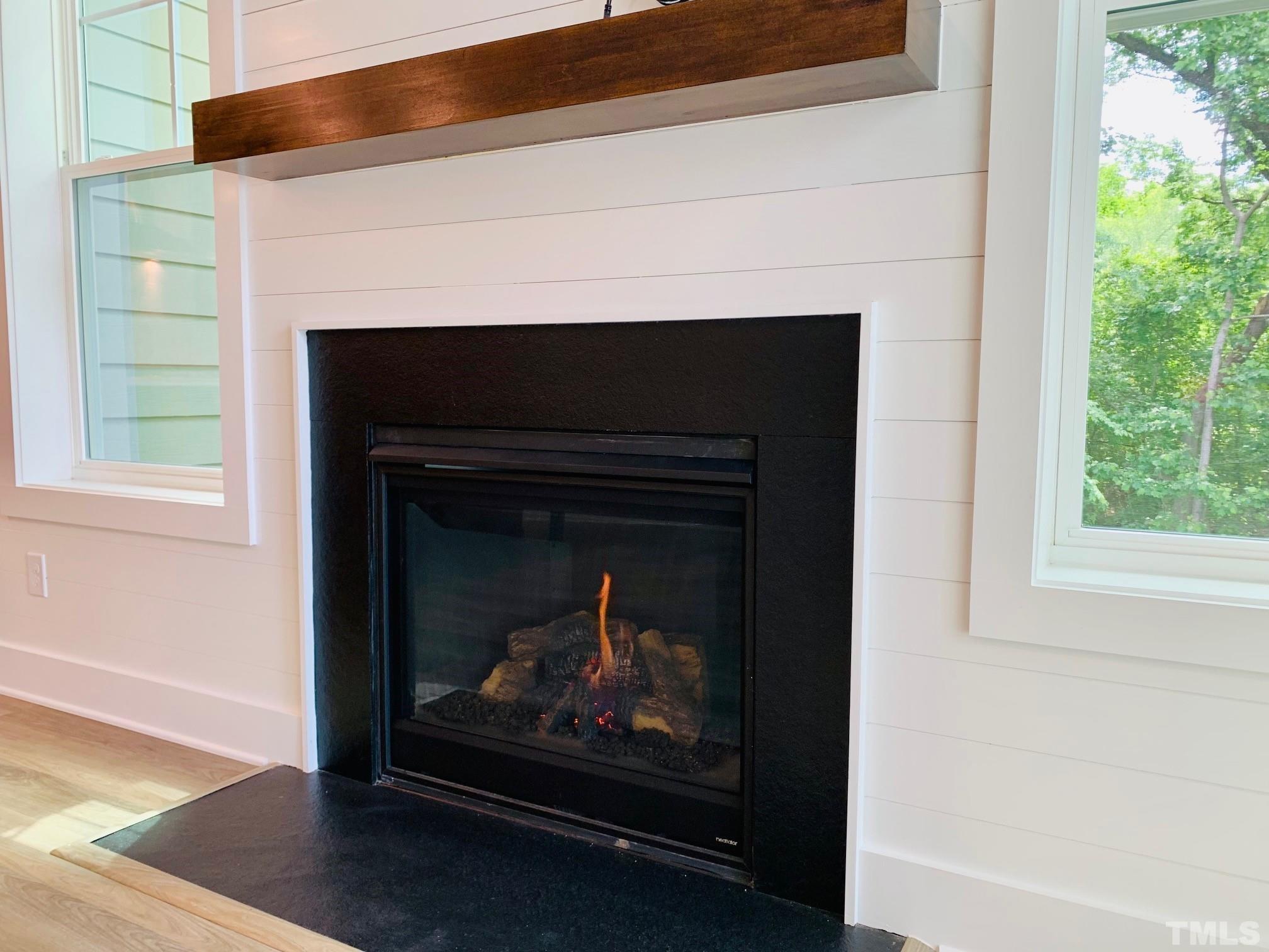 163 DUNLOE Loop Raleigh, NC 27603 - Photo 5 of 32 a living room with a fireplace