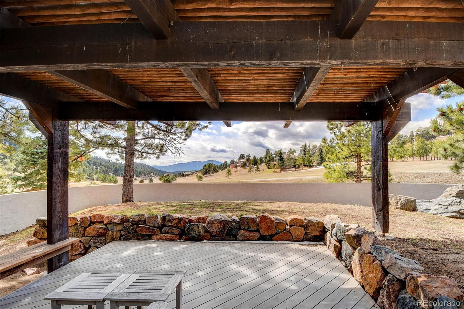 574 Spring Ranch Drive Golden, CO 80401 - Photo 31 of 40 a view of outdoor space with seating area