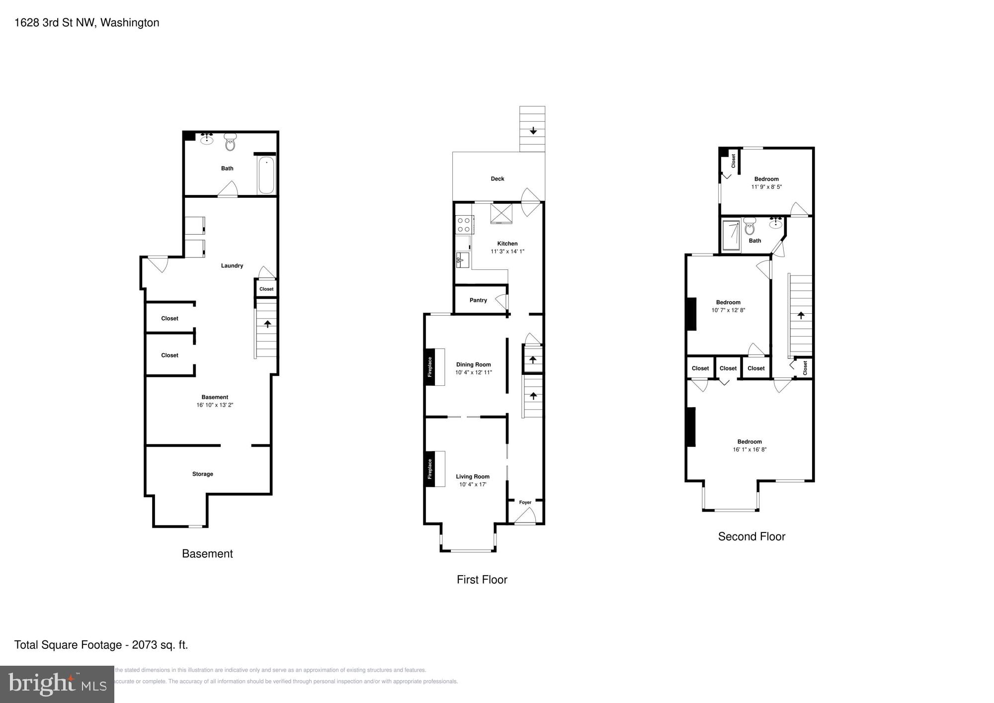 1628 3rd Street Northwest Washington, DC 20001 - Photo 37 of 37