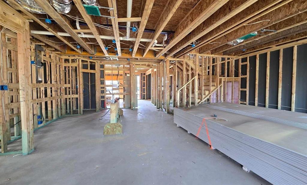 1907 Boston Way Princeton, TX 75407 - Photo 7 of 21 Open Kitchen-Living Room Construction Progress