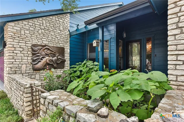 a backyard of a house