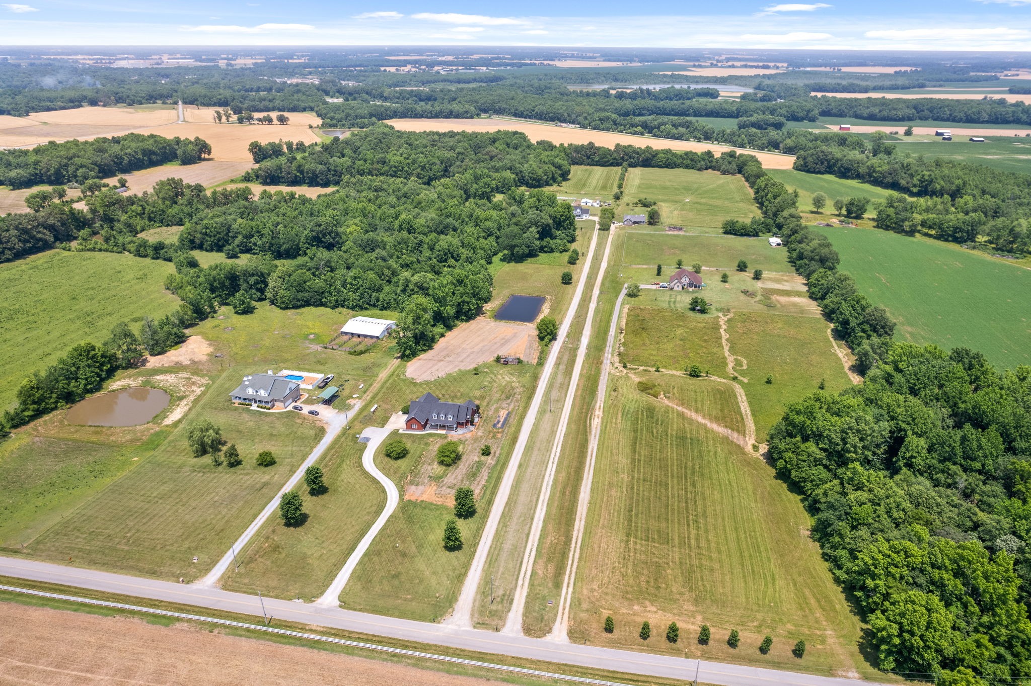 4555 Pineywoods Road Adams, TN 37010 - Photo 43 of 55 an aerial view of residential houses with outdoor space