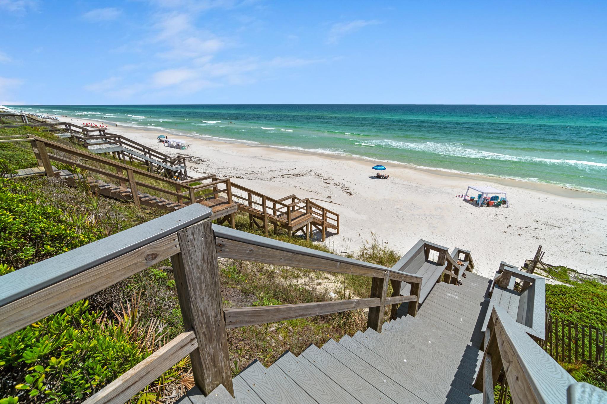 12 B Sand Cliffs Dr Inlet Beach Inlet Beach, FL 32461 - Photo 9 of 16 a view of a balcony with an ocean
