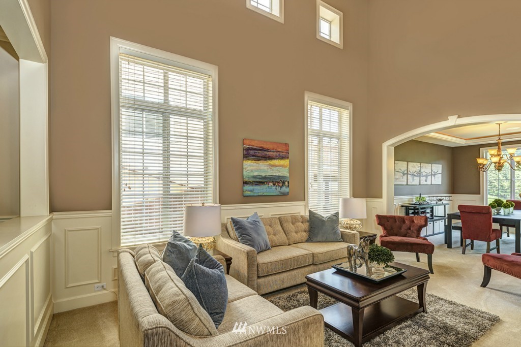 5370 Northeast 17th Street Renton, WA 98059 - Photo 9 of 25 a living room with furniture and a large window