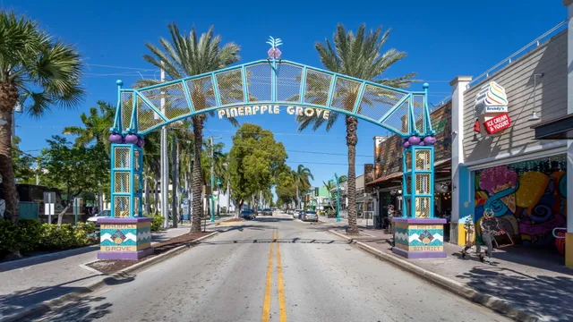 a view of street with shops