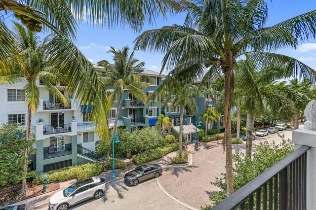 front view of a building with a yard