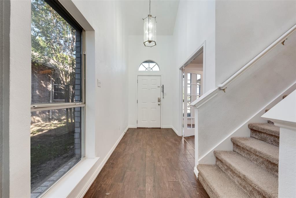 2836 Morning Star Drive Fort Worth, TX 76131 - Photo 5 of 27 a view of entryway and hall with wooden floor