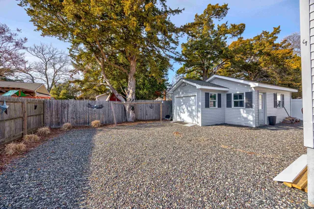 a house view with a outdoor space