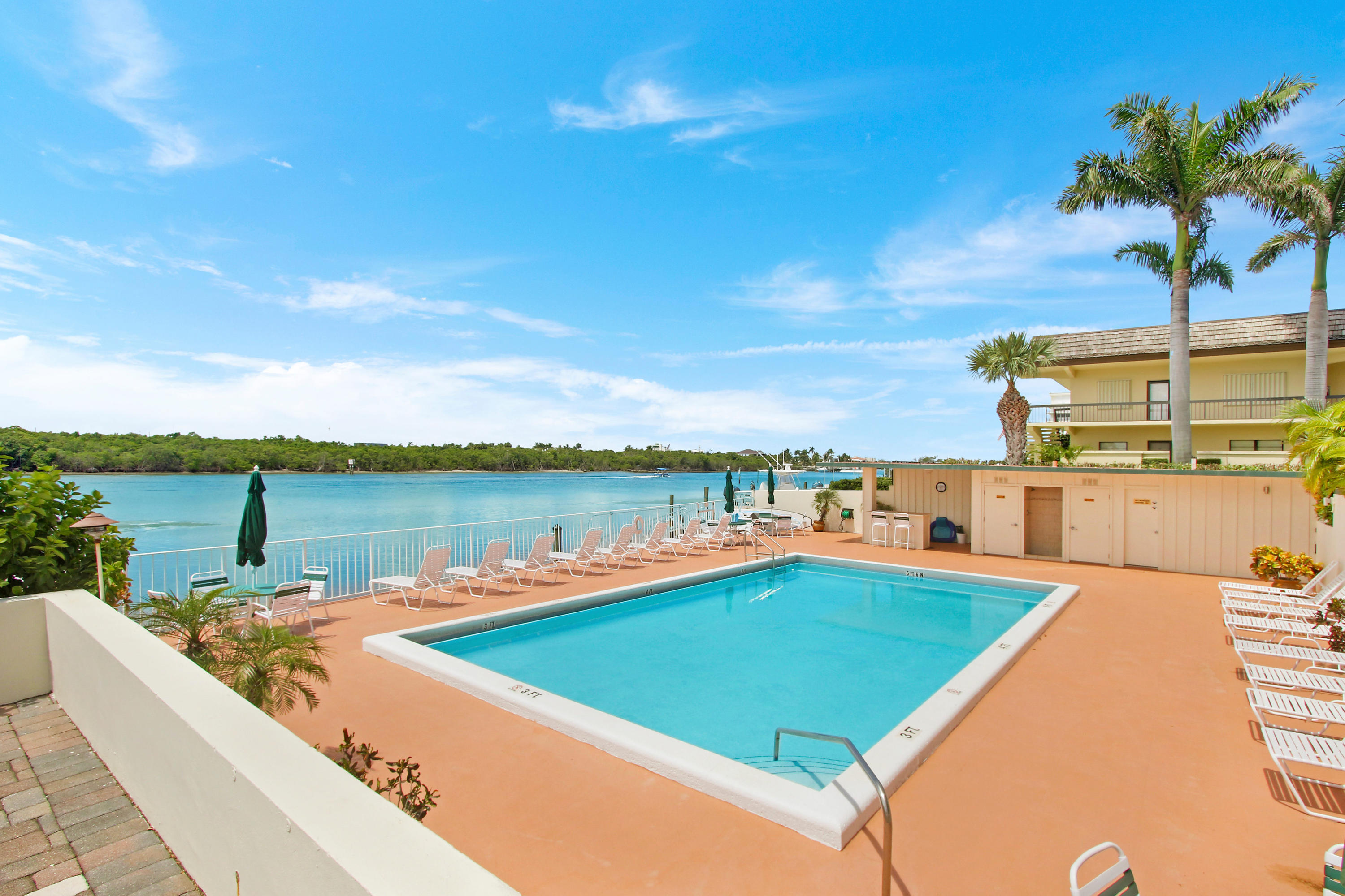 225 South Beach Road, Unit 203 Tequesta, FL 33469 - Photo 21 of 28 Ocean Villas waterfront pool