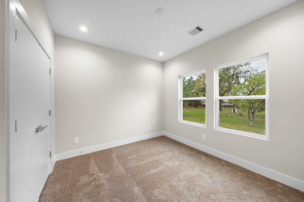 a view of empty room