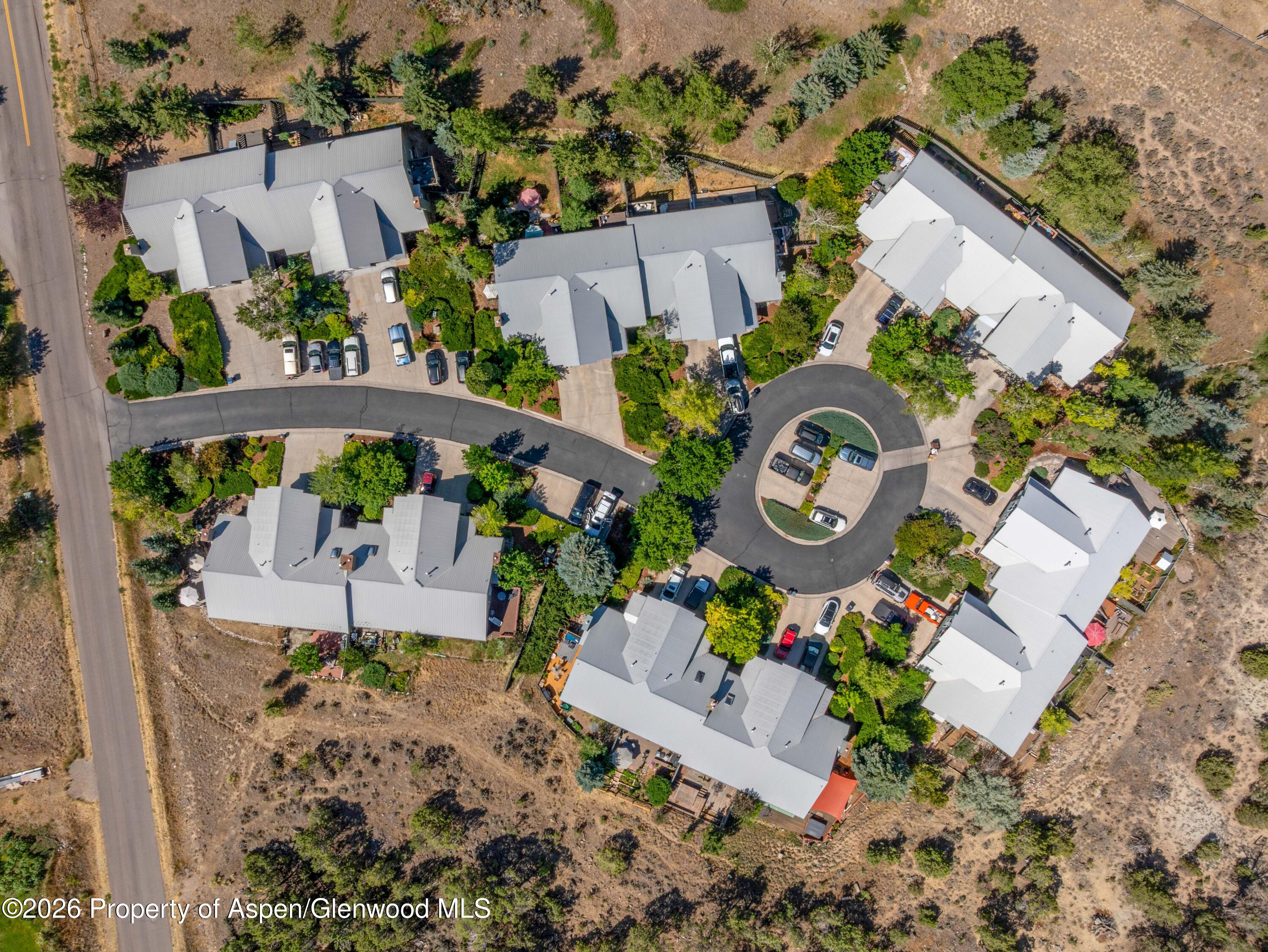 56 Sagewood Court Basalt, CO 81621 - Photo 23 of 24 aerial top view of subdivision
