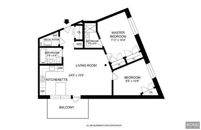 a picture of a book and a bed