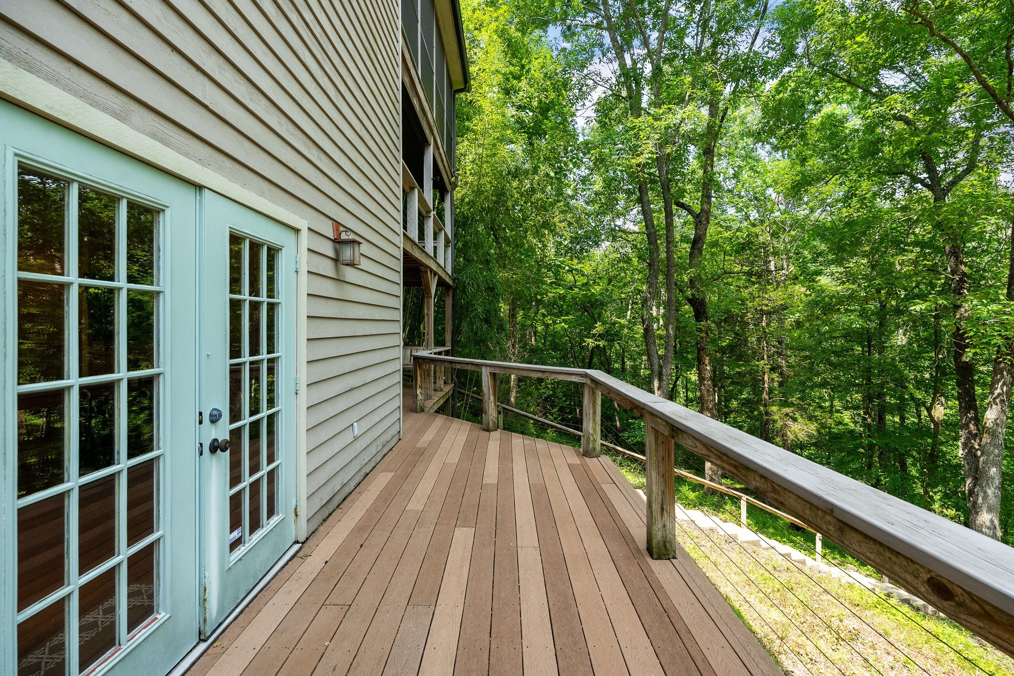 2541 Sparkman Town Road Doyle, TN 38559 - Photo 39 of 72 a view of balcony with wooden floor and fence