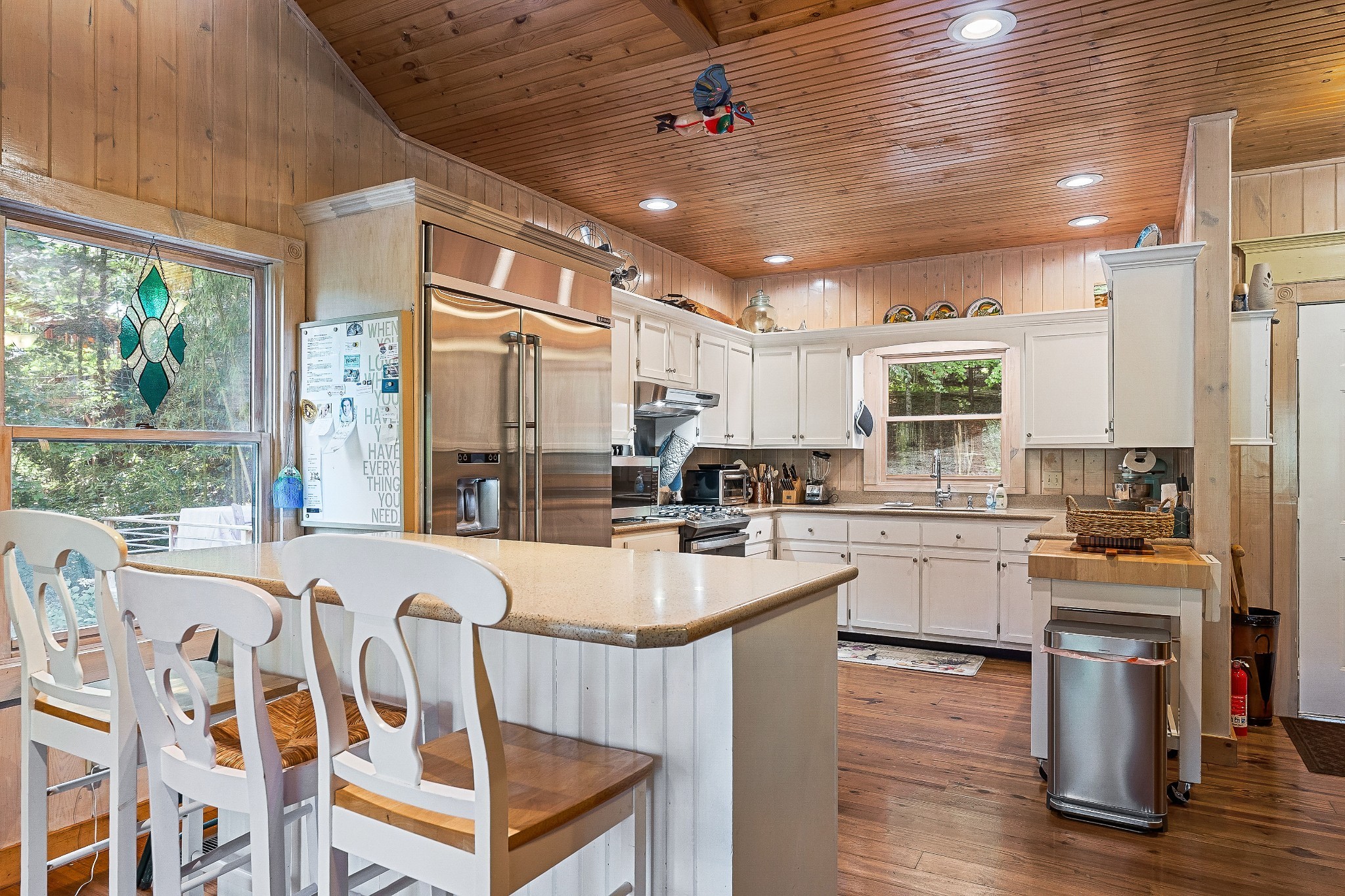 2541 Sparkman Town Road Doyle, TN 38559 - Photo 9 of 72 a large kitchen with sink a center island stainless steel appliances and a large window
