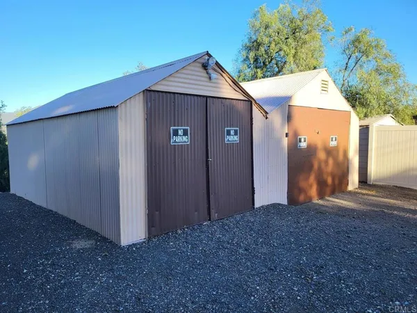 a backyard of a house