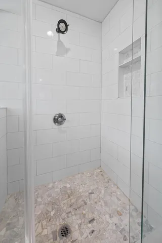 a view of a yard with porch