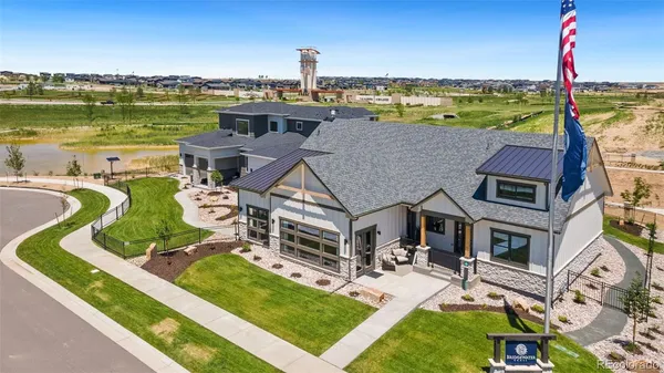 a view of a house with a ocean view