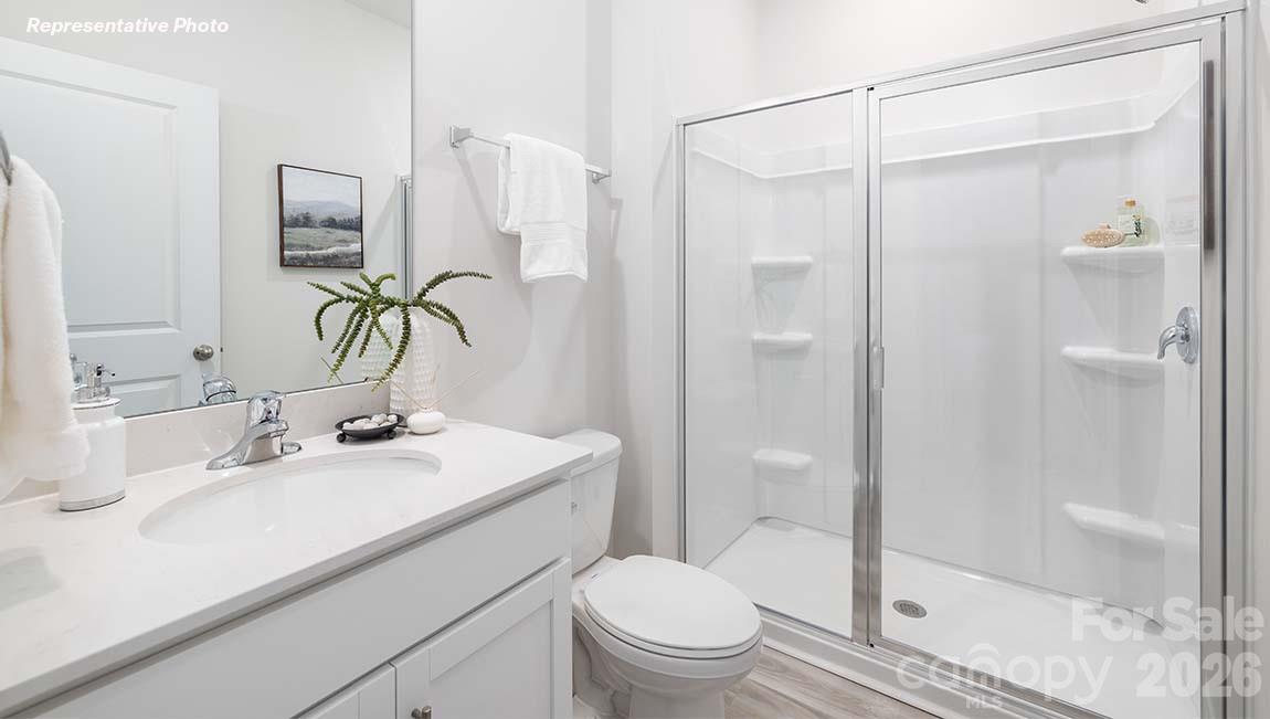1431 Mammoth Road Hickory, NC 28602 - Photo 23 of 30 a bathroom with a sink a toilet and shower