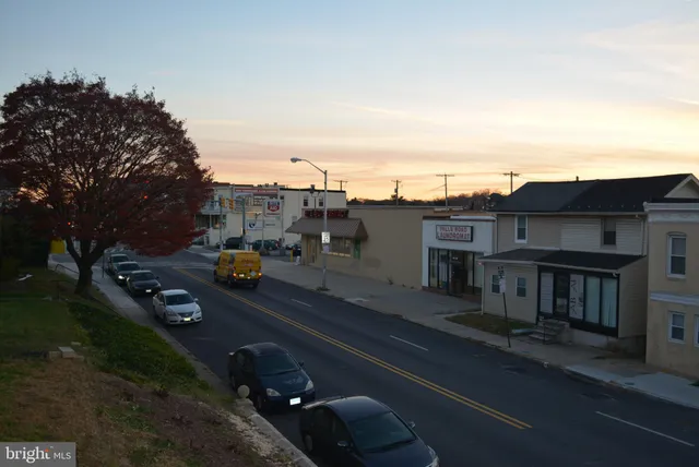 a view of city from balcony