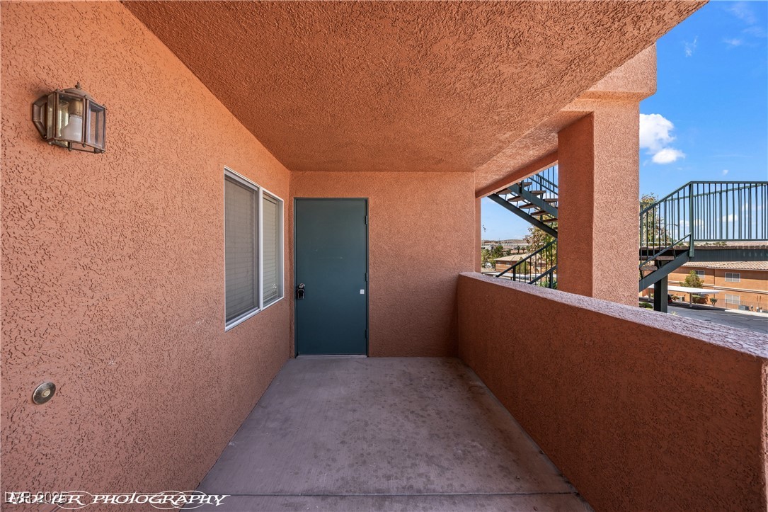 334 Colleen Court, Unit D Mesquite, NV 89027 - Photo 28 of 61 View of balcony