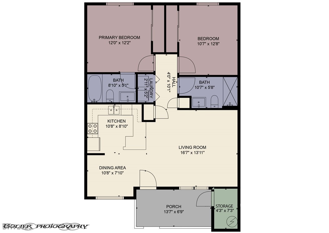 334 Colleen Court, Unit D Mesquite, NV 89027 - Photo 61 of 61 View of property floor plan