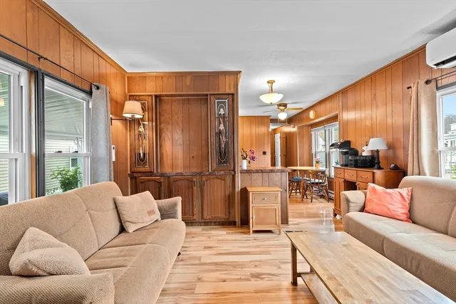 a outdoor living room with furniture