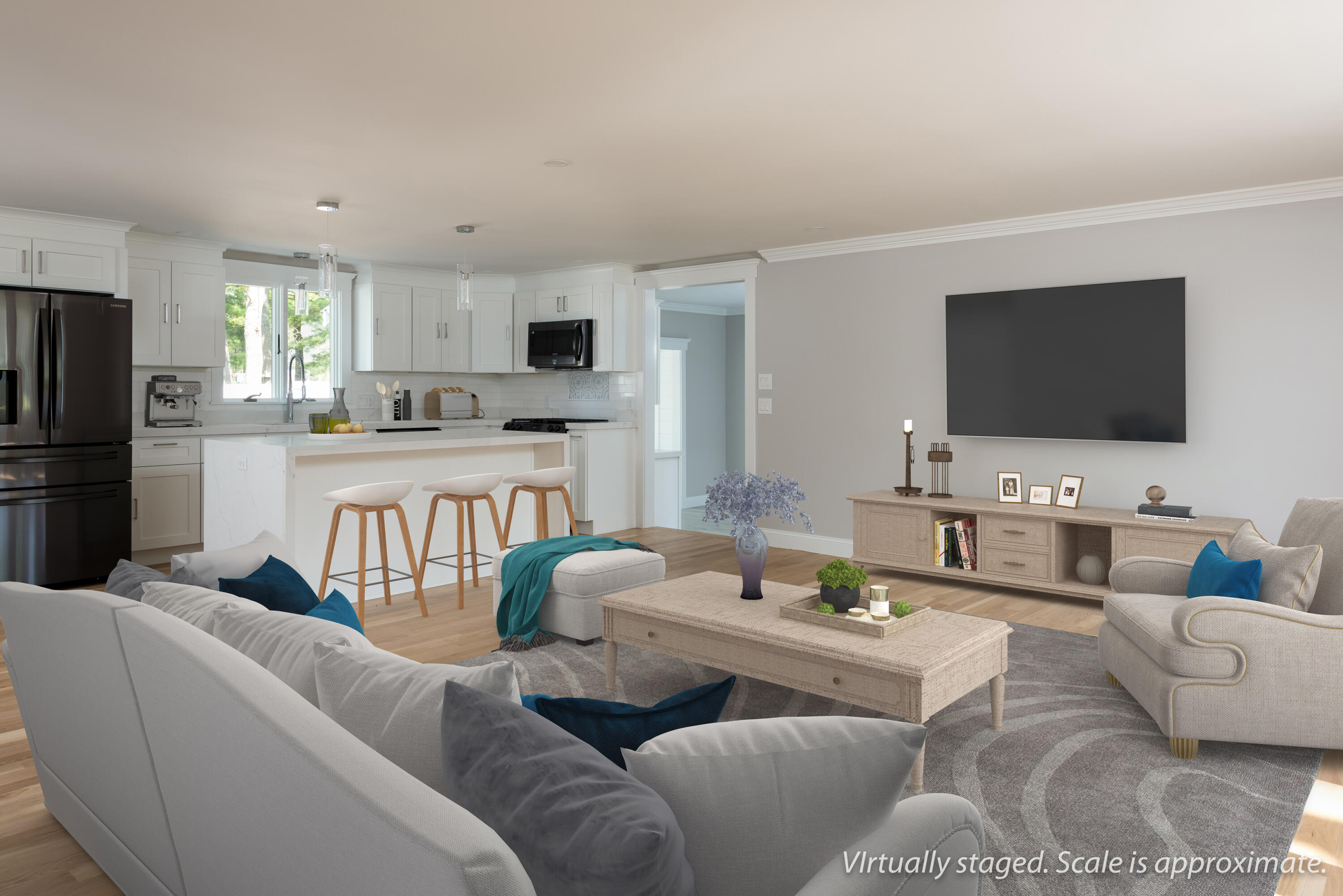 236 Rolling Hitch Road Centerville, MA 02632 - Photo 3 of 39 a living room with furniture and a flat screen tv