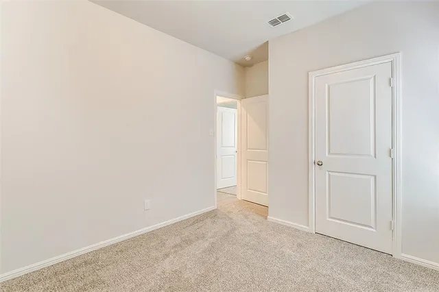 a view of an empty room