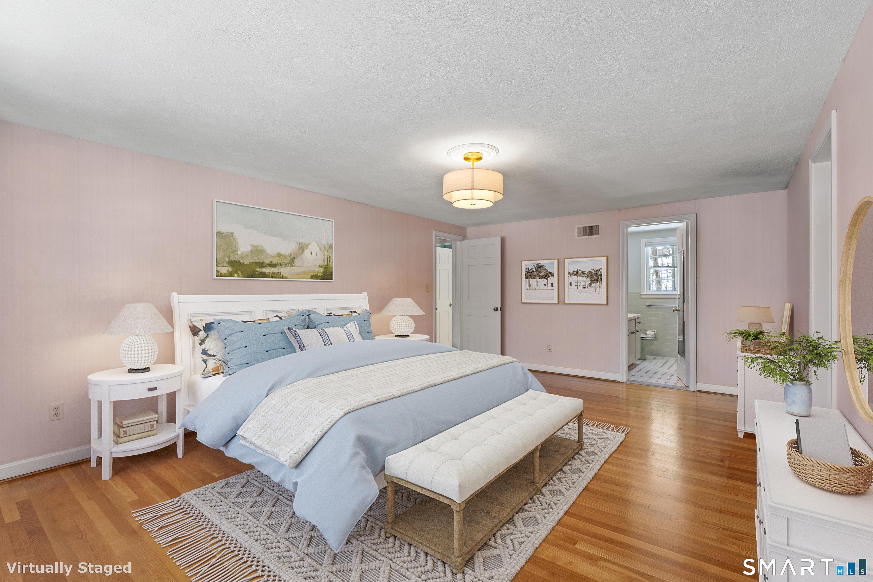 60 Berwyn Road West Hartford, CT 06117 - Photo 19 of 40 Primary bedroom is spacious with primary bathroom, large walk in closet and attic access off the closet