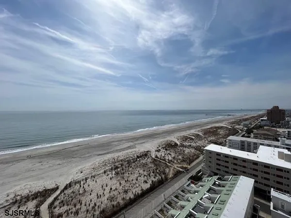 a view of ocean from a balcony
