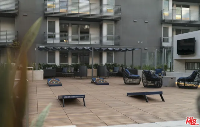 a house view with a outdoor space