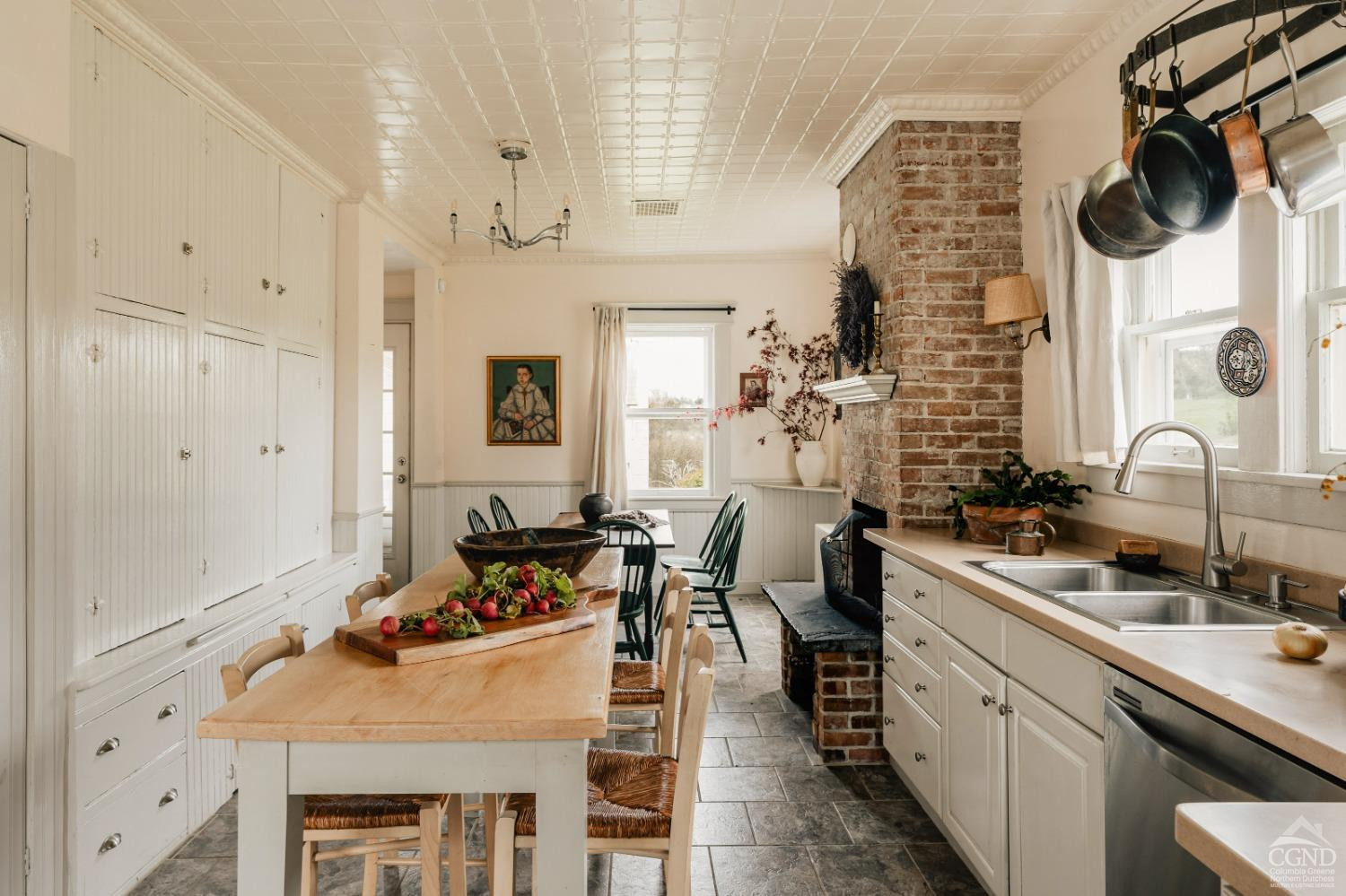110 Stickle Road Hudson, NY 12534 - Photo 13 of 58 a kitchen with stainless steel appliances a sink a stove and white cabinets