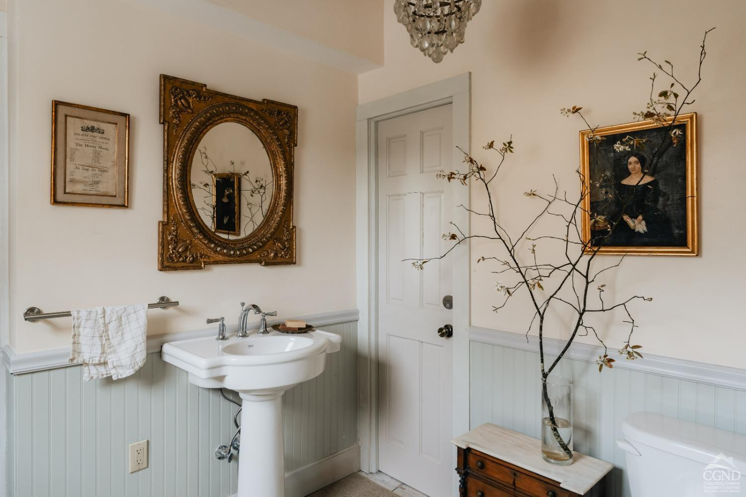 110 Stickle Road Hudson, NY 12534 - Photo 21 of 58 a bathroom with a sink and mirror with toilet