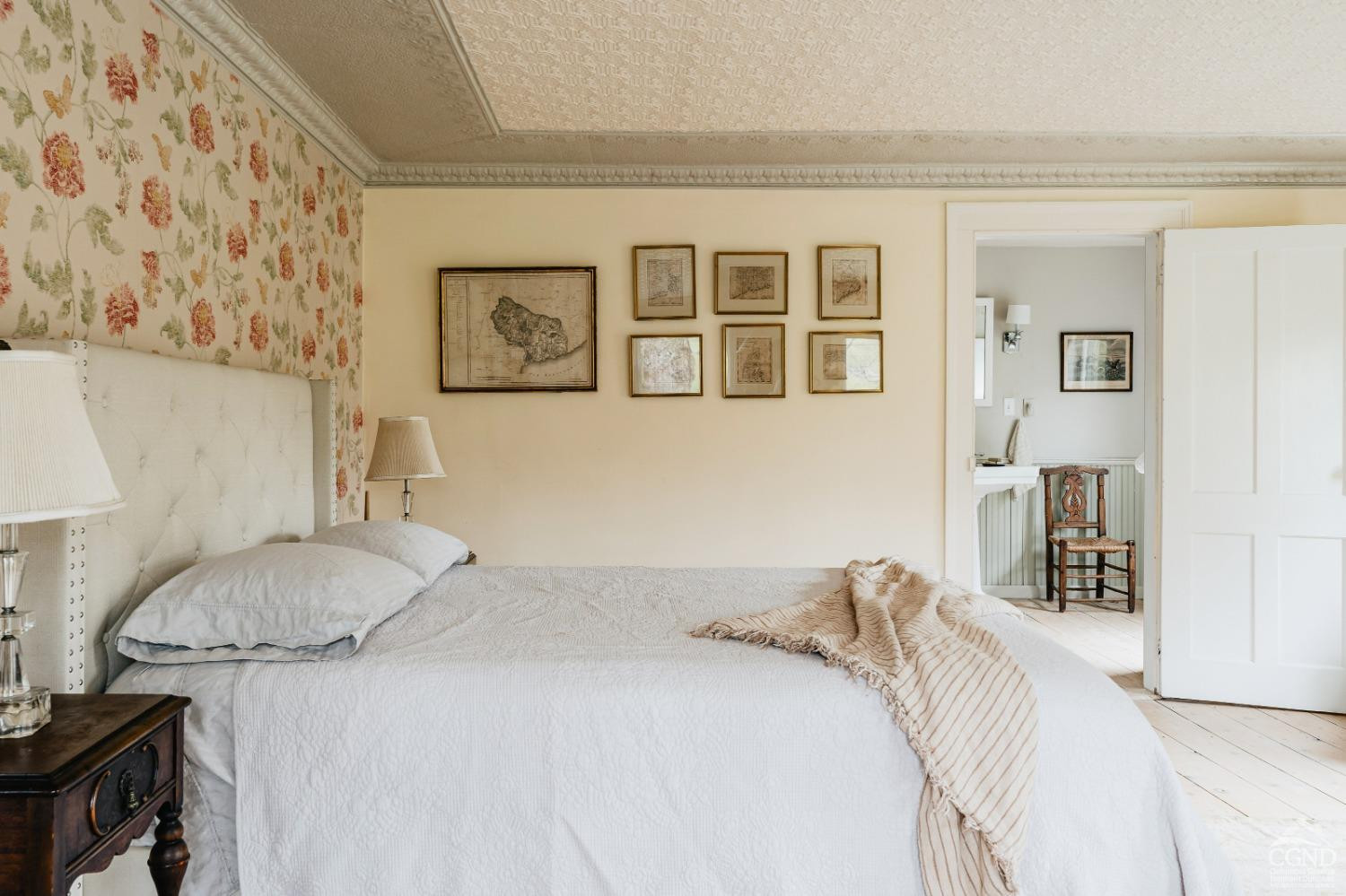 110 Stickle Road Hudson, NY 12534 - Photo 27 of 58 a bedroom with a bed and a night stand