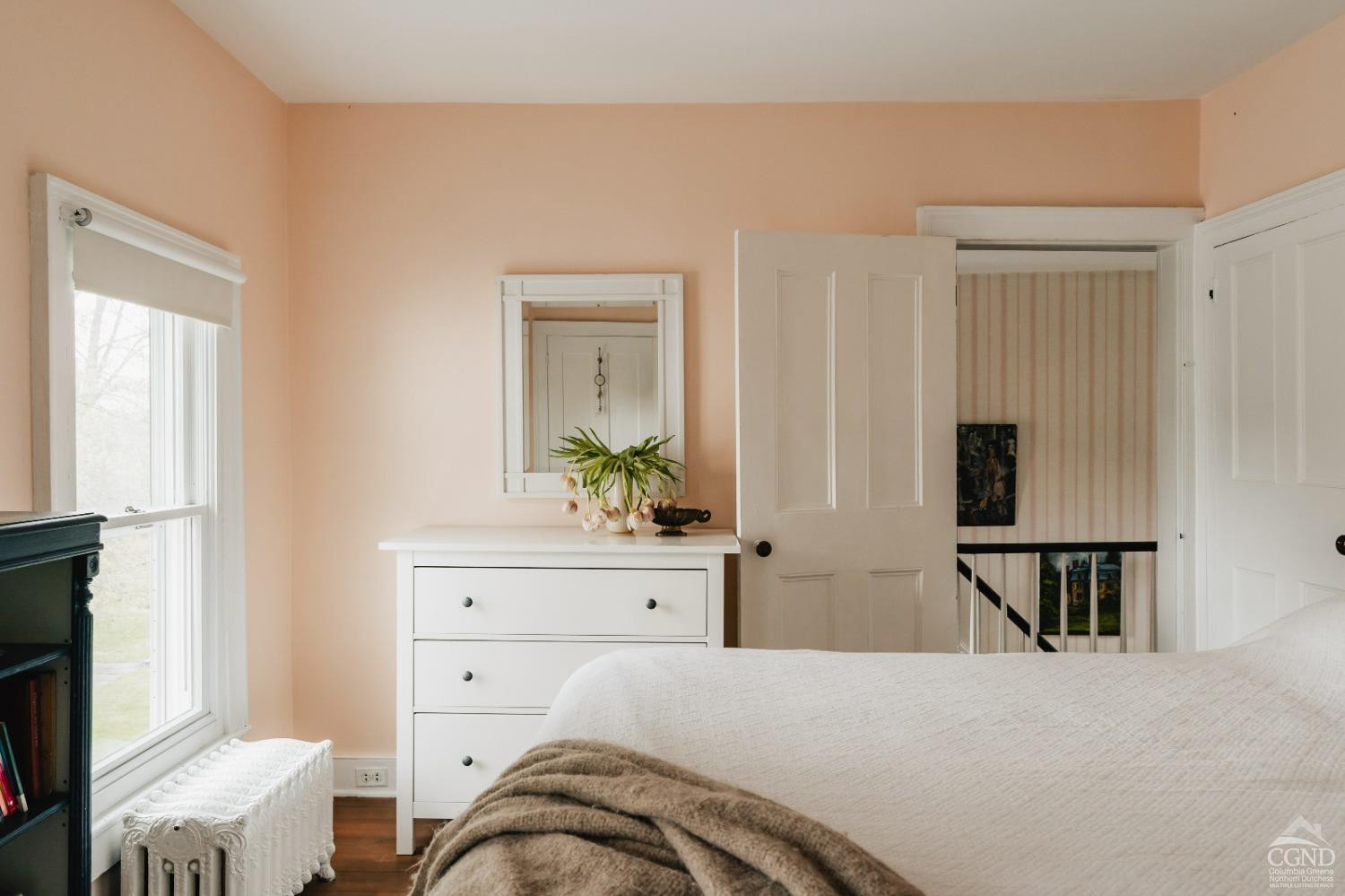 110 Stickle Road Hudson, NY 12534 - Photo 34 of 58 a living room with a bed furniture and a flat tv screen