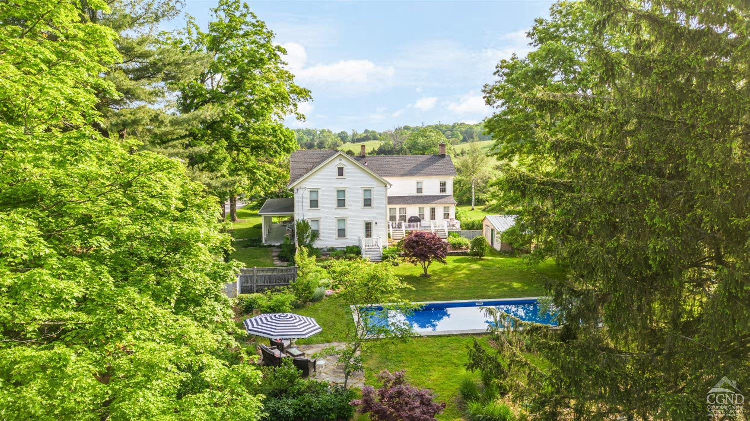 110 Stickle Road Hudson, NY 12534 - Photo 52 of 58 a view of a house with a yard and potted plants