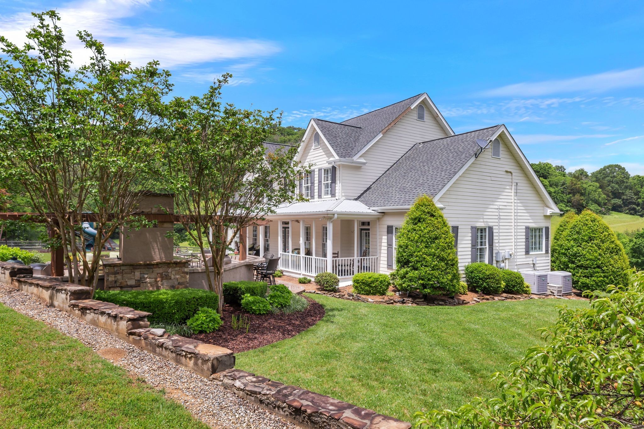 1036 Reed Hollow Road Readyville, TN 37149 - Photo 78 of 90 a front view of house with yard and green space