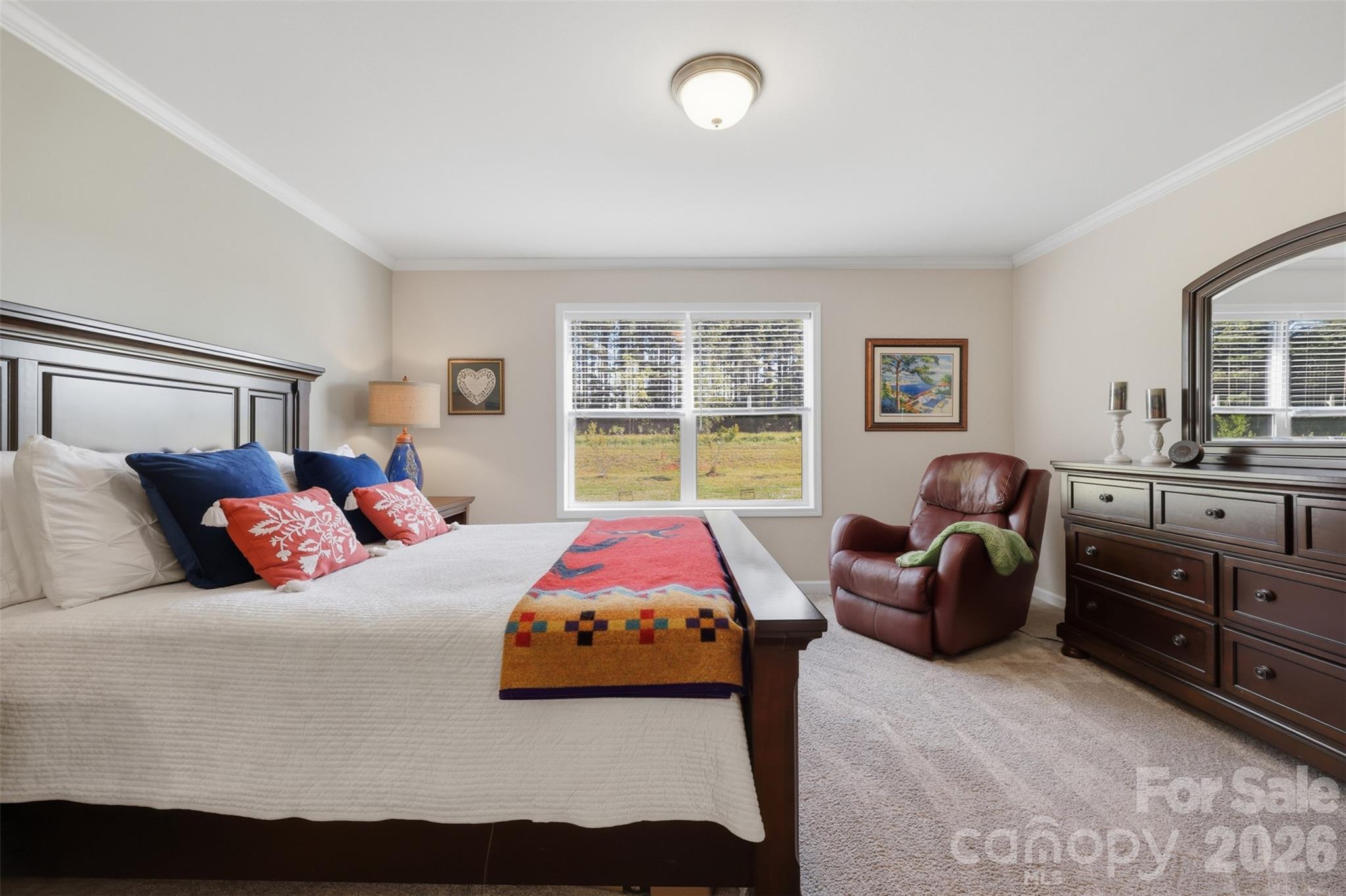 6591 George Hildebran School Road Hickory, NC 28602 - Photo 19 of 41 a bedroom with a bed and wooden floor