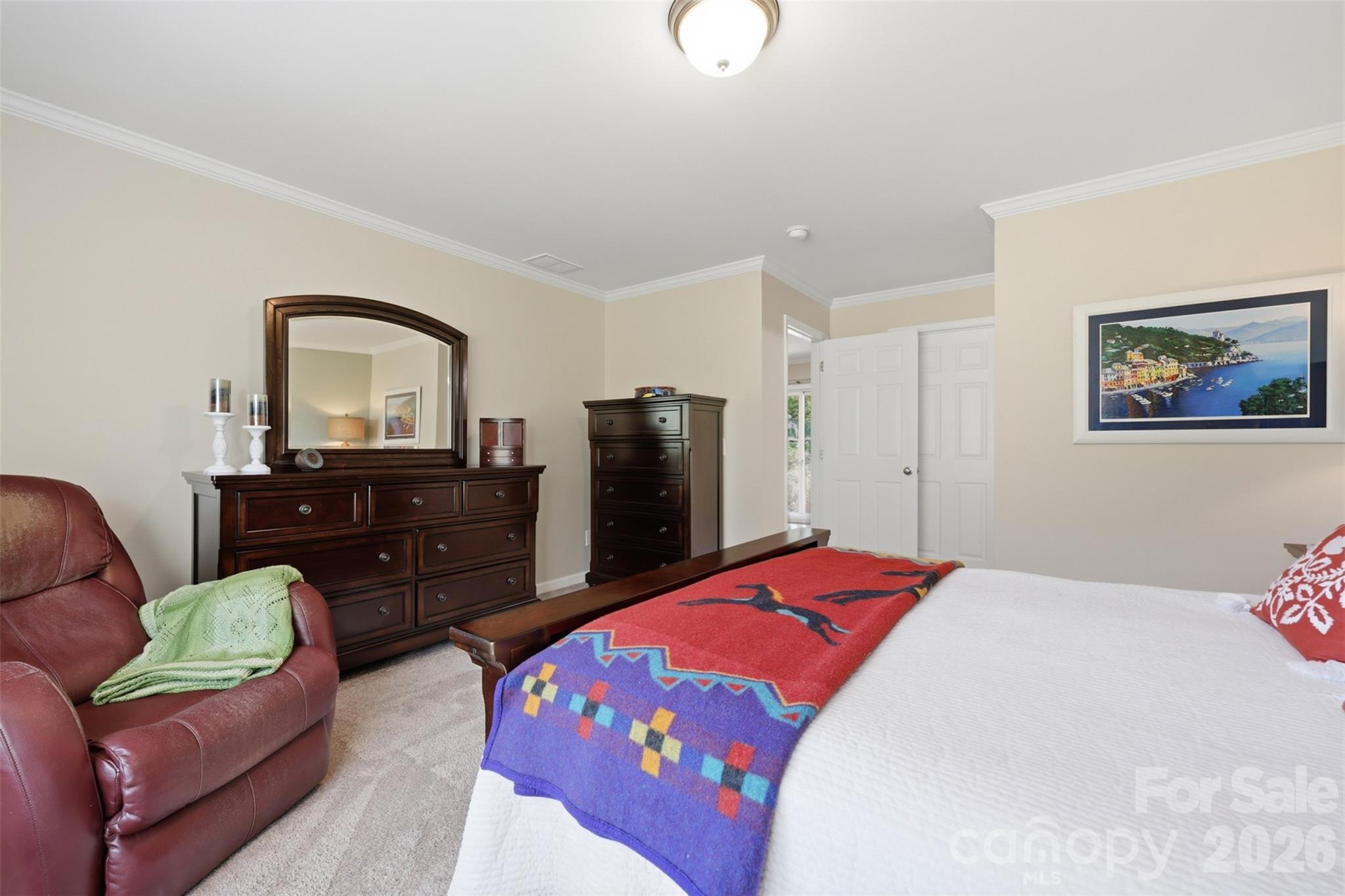 6591 George Hildebran School Road Hickory, NC 28602 - Photo 20 of 41 a bedroom with a bed window and dresser