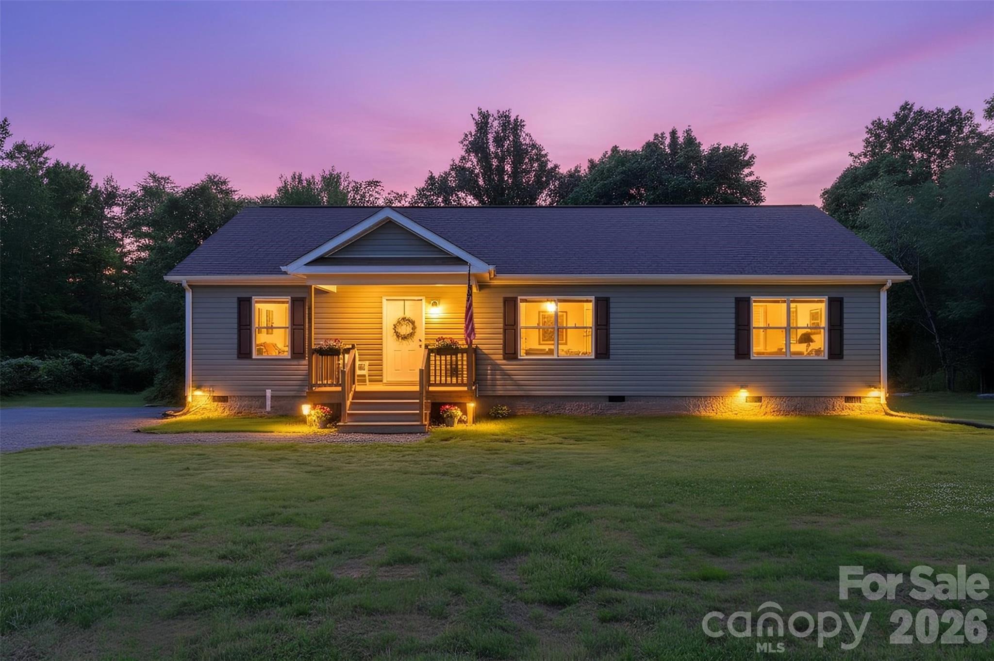 6591 George Hildebran School Road Hickory, NC 28602 - Photo 2 of 41 a view of a house with a swimming pool