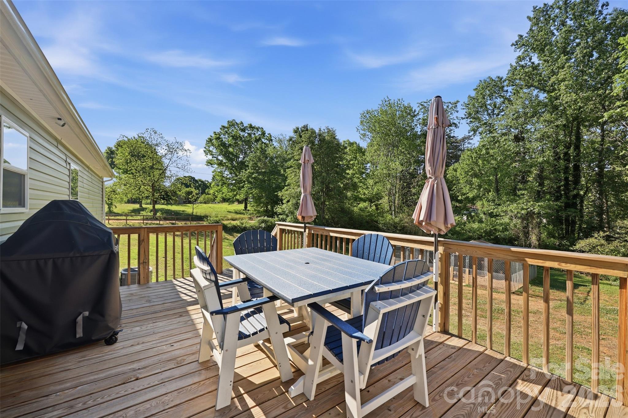 6591 George Hildebran School Road Hickory, NC 28602 - Photo 34 of 41 a view of a chairs on the roof deck