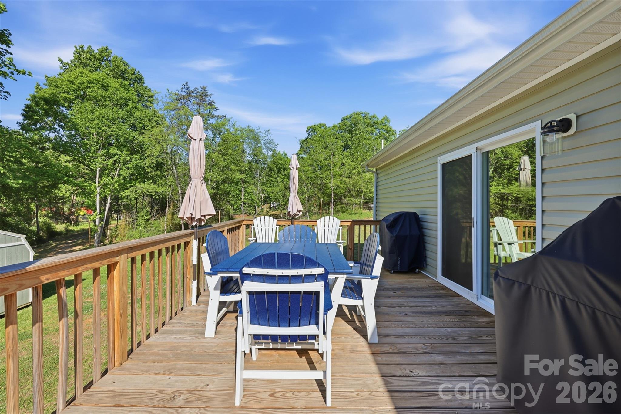 6591 George Hildebran School Road Hickory, NC 28602 - Photo 35 of 41 a view of a patio on the deck
