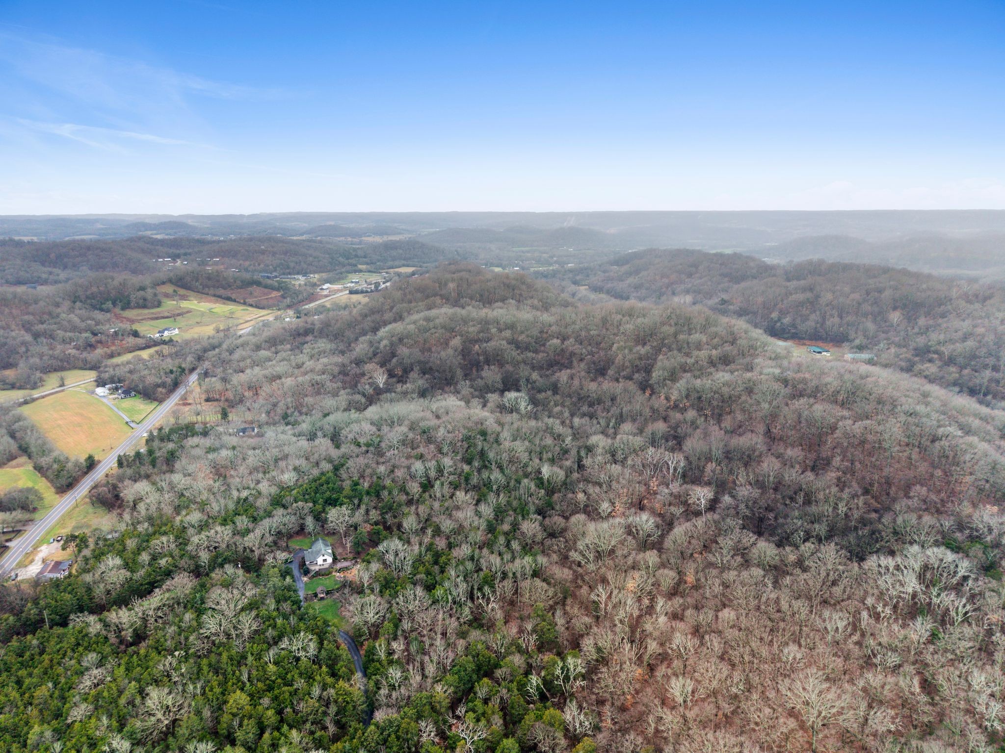 0 Carters Creek Pike Franklin, TN 37064 - Photo 5 of 36 an aerial view of houses covered in trees