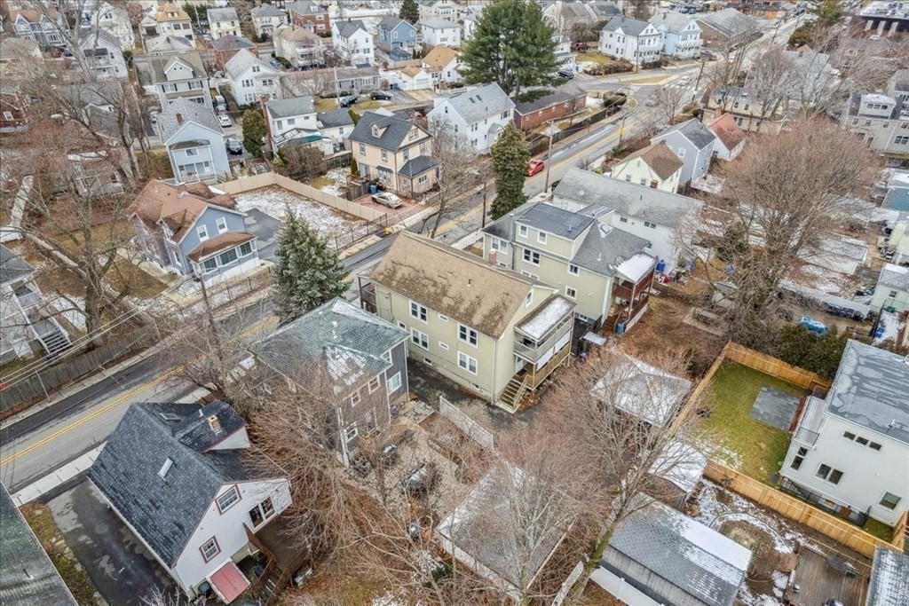 41 Blanchard Road, Unit 41 Cambridge, MA 02138 - Photo 25 of 36 an aerial view of a city with lots of residential buildings