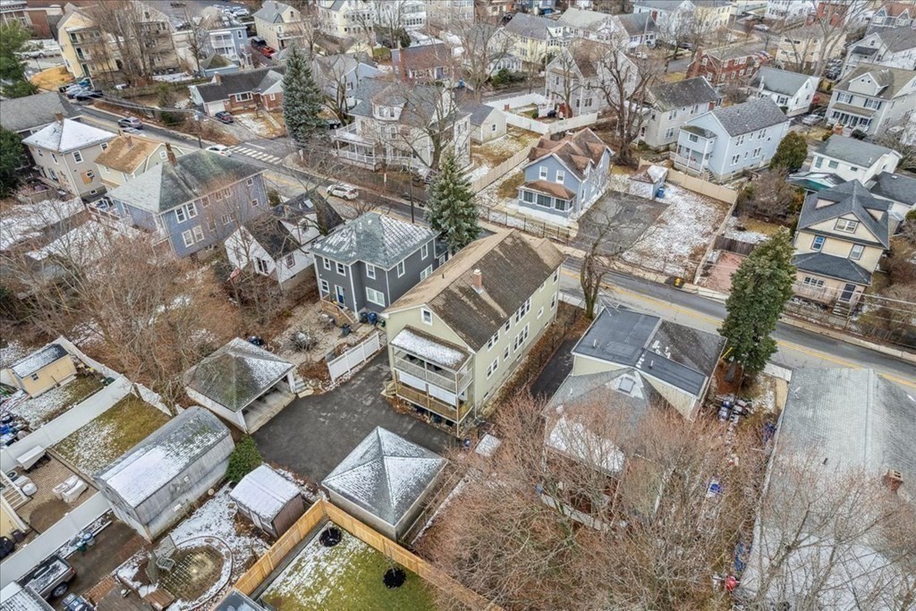 41 Blanchard Road, Unit 41 Cambridge, MA 02138 - Photo 27 of 36 an aerial view of a house with a yard