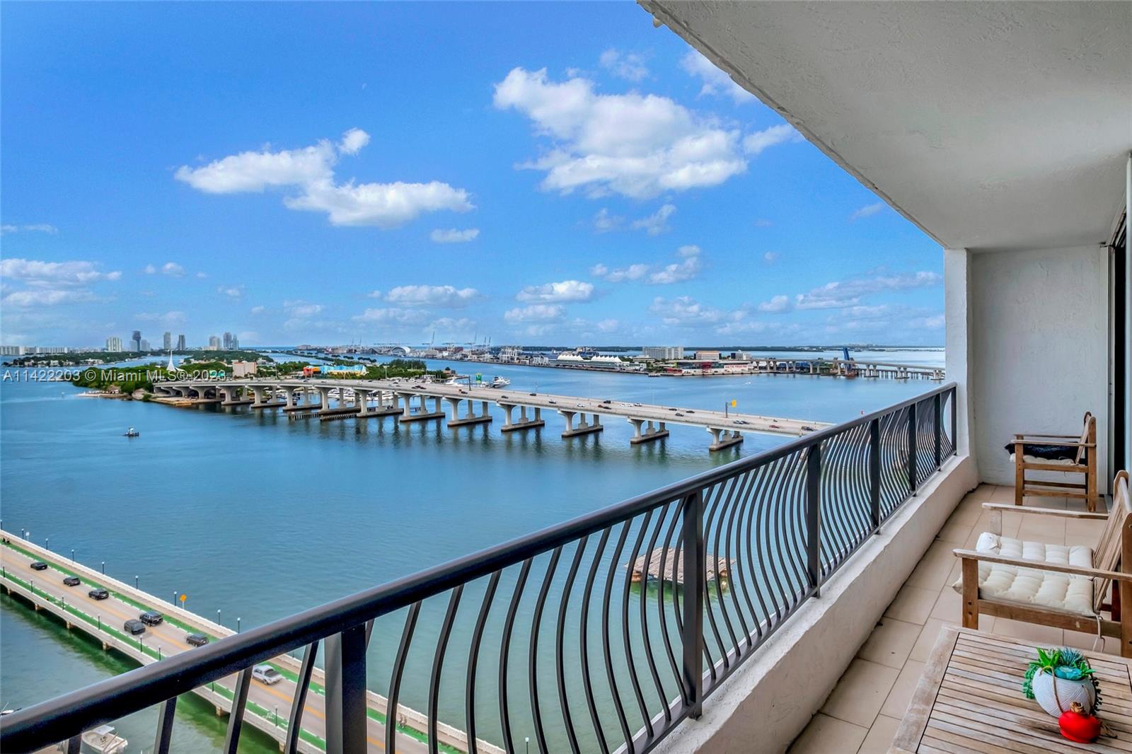 555 Northeast 15th Street, Unit 20B Miami, FL 33132 - Photo 17 of 33 a view of balcony with outdoor space