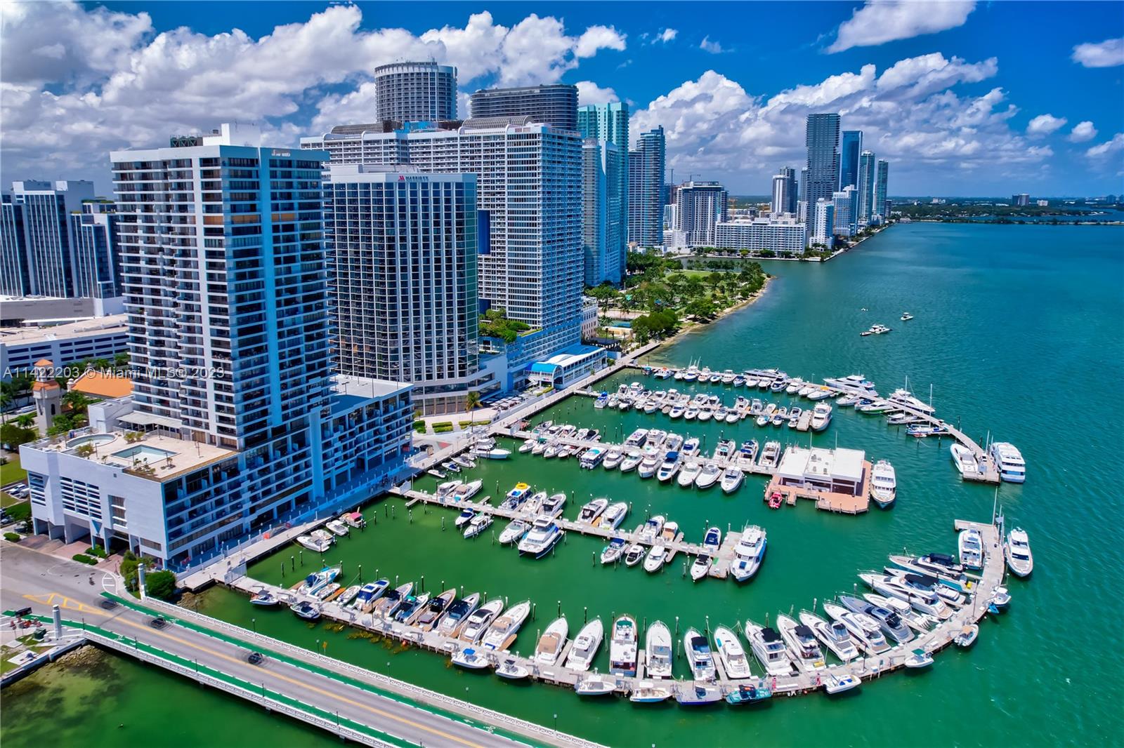 555 Northeast 15th Street, Unit 20B Miami, FL 33132 - Photo 30 of 33 a city view with tall buildings