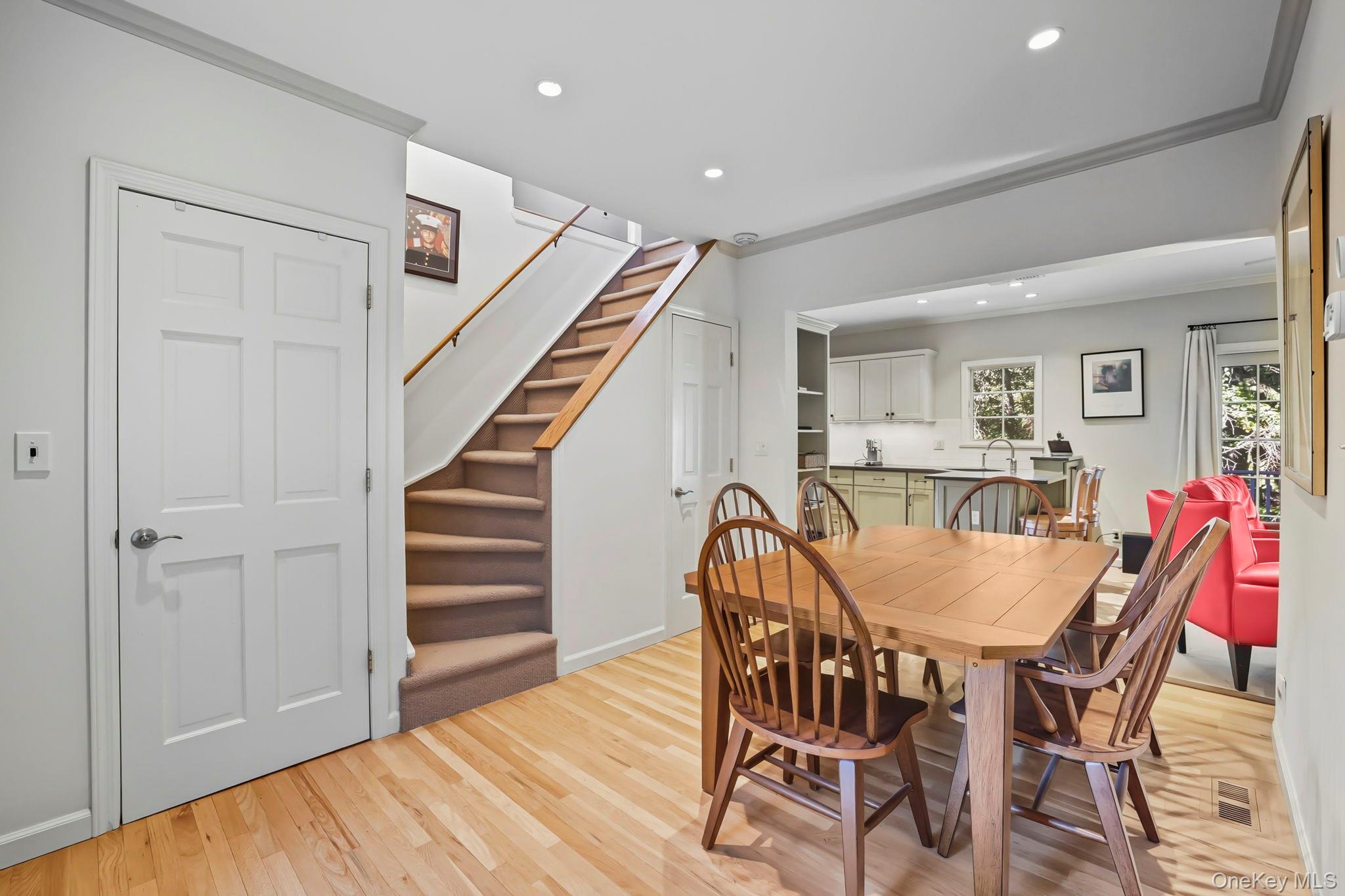 122 Harriman Road Mount Kisco, NY 10549 - Photo 18 of 39 a view of a dining room with furniture and wooden floor